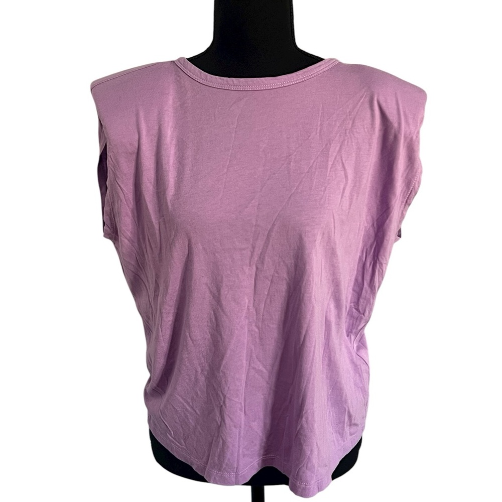 Shoe Dazzle Lilac Muscle Tee